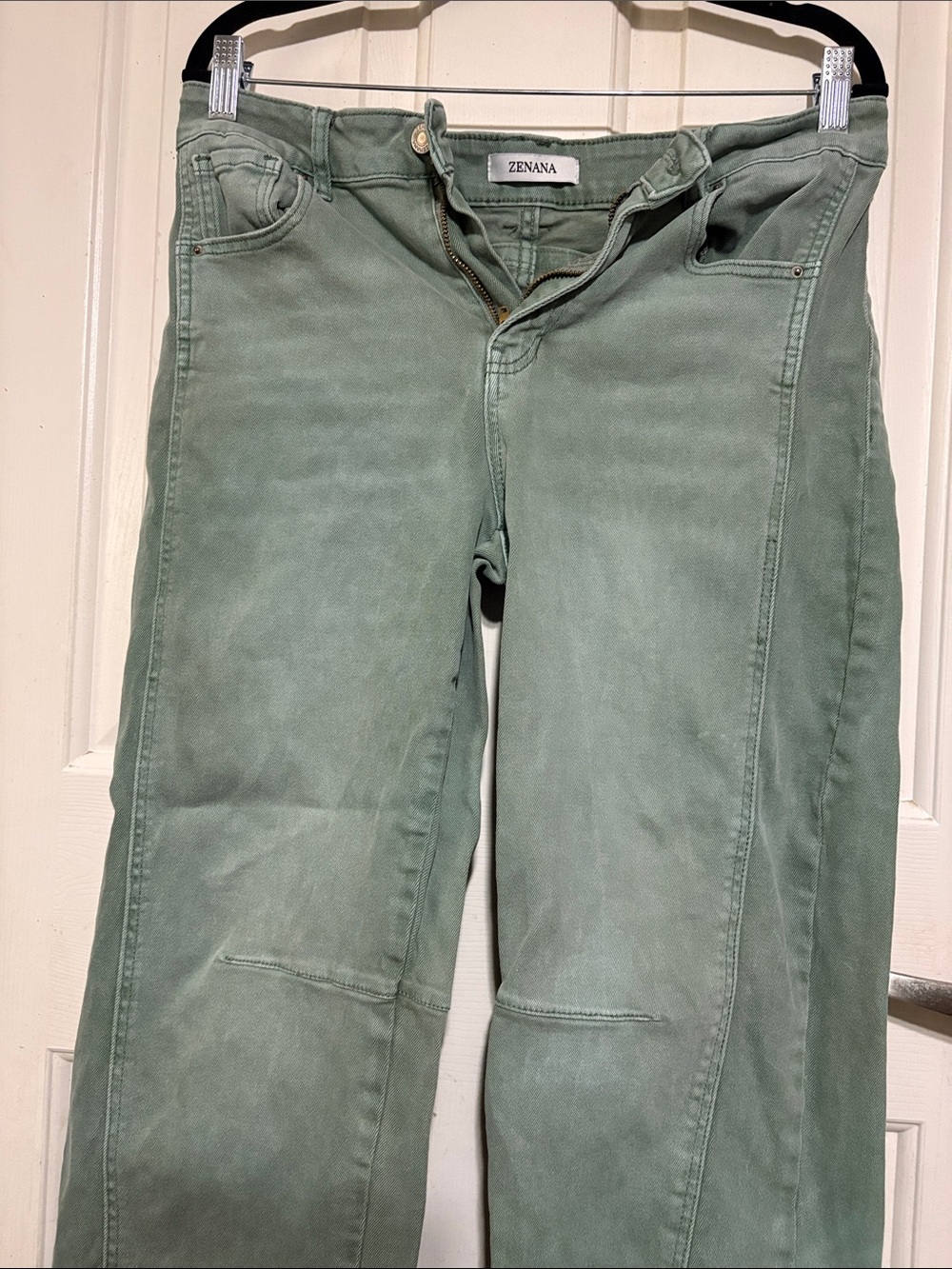Zenana Outfitters Wide Leg Pants in Sage Green